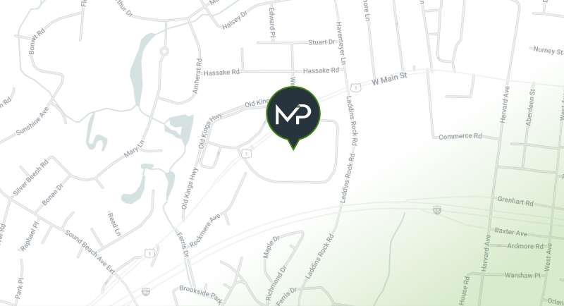 map of Merritt Point's Greenwich Office